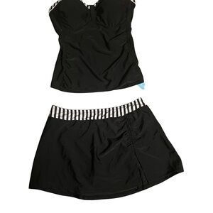 Elegant Black & White Women's swimsuit